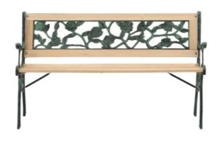 A270 Elegantní zahradní lavička lavice ROSE 122x56x74cm