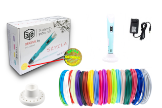 PEN RP-100B-NEW Kreatívní tiskárna pero pro děti 50m náplní modré